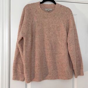 LAST CHANCE 11/21!  LIKE NEW LOFT Muted pink sweater